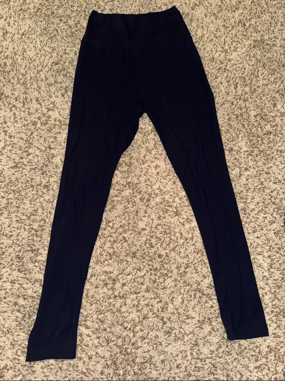 Dark Blue High-Waist Leggings